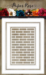 Stitched Rectangle Frames  USA - Brick Wall 34482 - Paper Rose Studio