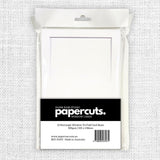 Rectangle Window Tri Fold White Card Bases - 105 x 148mm - 10 pieces 34593 - Paper Rose Studio