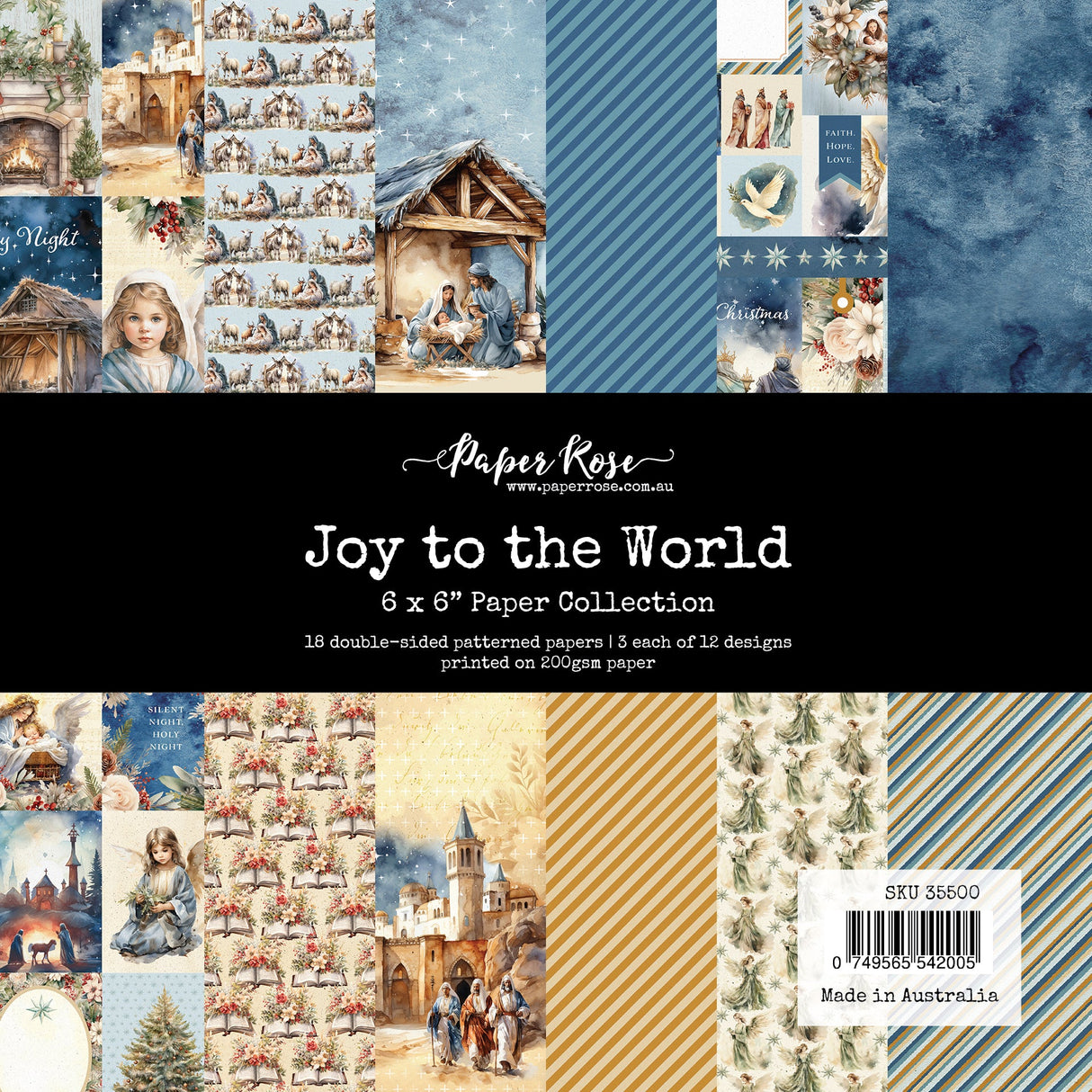 Joy to the World 6x6 Paper Collection 35500 - Paper Rose Studio