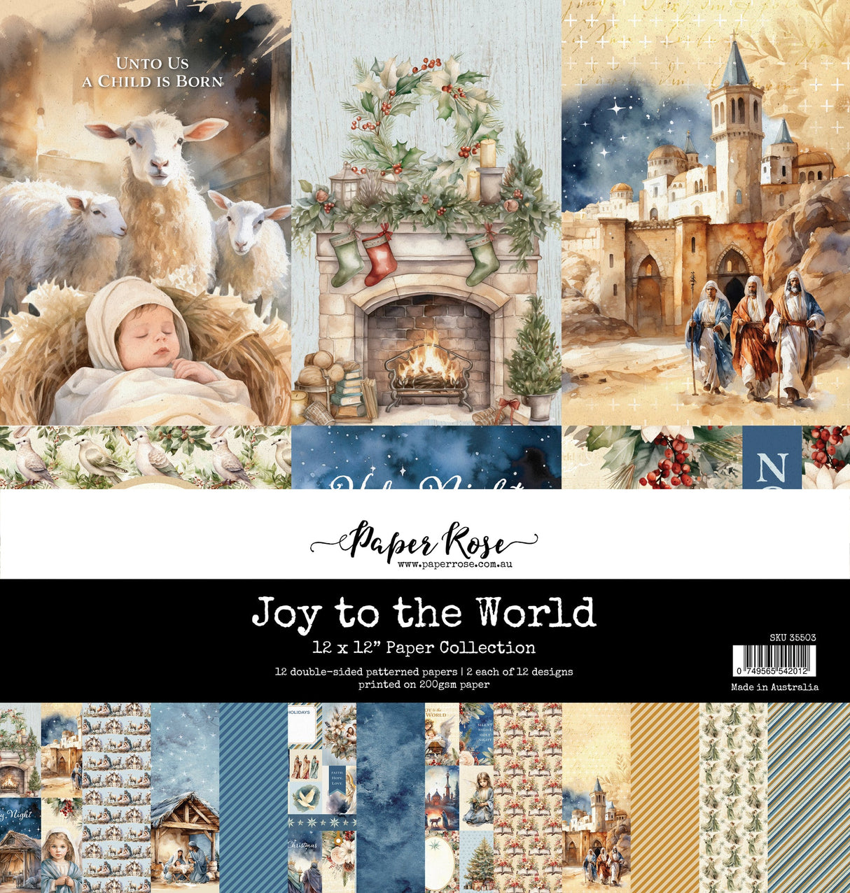 Joy to the World 12x12 Paper Collection 35503 - Paper Rose Studio