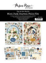 Joy to the World 8.5" x 11" Mini Junk Journal Folio Kit 35566 - Paper Rose Studio