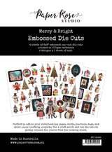 Merry and Bright 6x8" Embossed Die Cuts 35665 - Paper Rose Studio