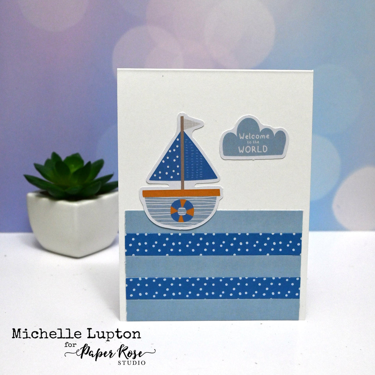 Hello Little Boy 6x8" Die Cuts & Sentiments 29994 - Paper Rose Studio