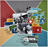 Are We There Yet Basics 12x12 Paper Collection 30654 - Paper Rose Studio