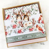Merry Little Christmas Embossed Die Cuts 30456 - Paper Rose Studio
