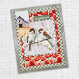 Poppy Garden Embossed Die Cuts 34665 - Paper Rose Studio