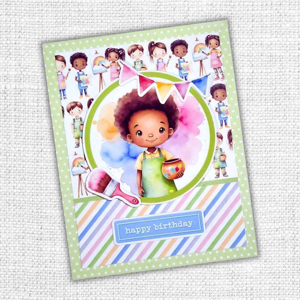 Little Artists Patterns  6x6 Paper Collection 35026 - Paper Rose Studio