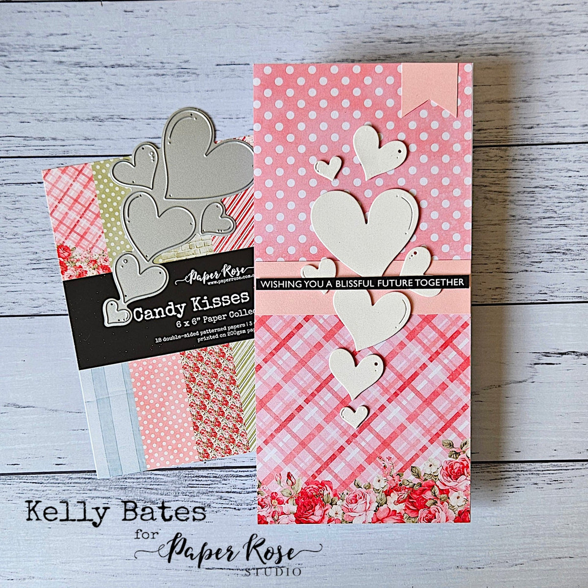 Bubble Love Hearts Metal Cutting Die 28867 - Paper Rose Studio