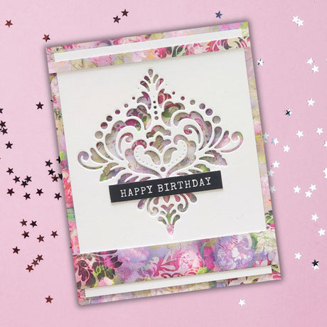 Portraits in Bloom LIMITED EDITION Papercuts Cardmaking Kit with METAL DIES