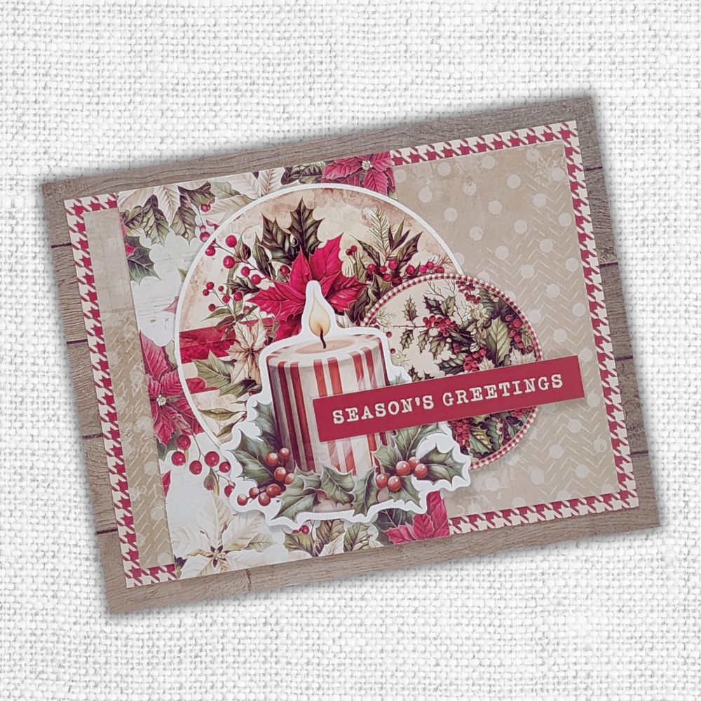 Christmas Holly Embossed Die Cuts 35163 - Paper Rose Studio