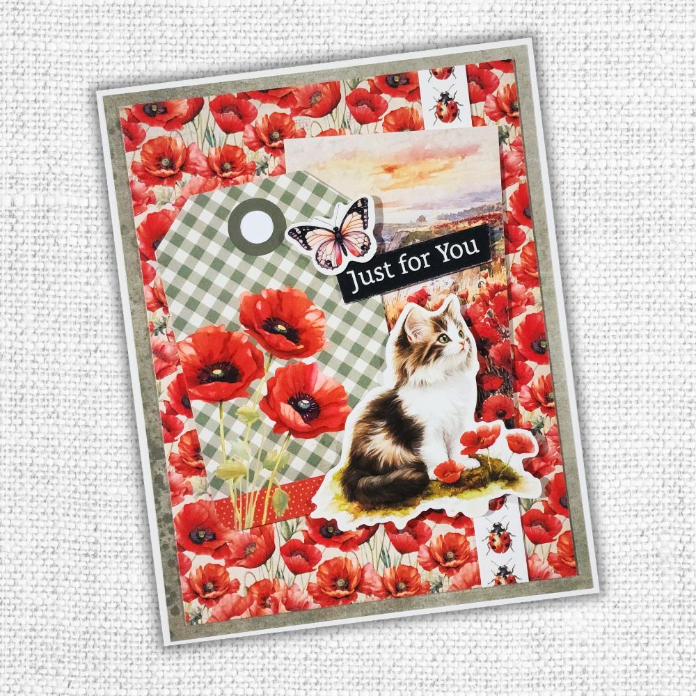 Poppy Garden Embossed Die Cuts 34665 - Paper Rose Studio