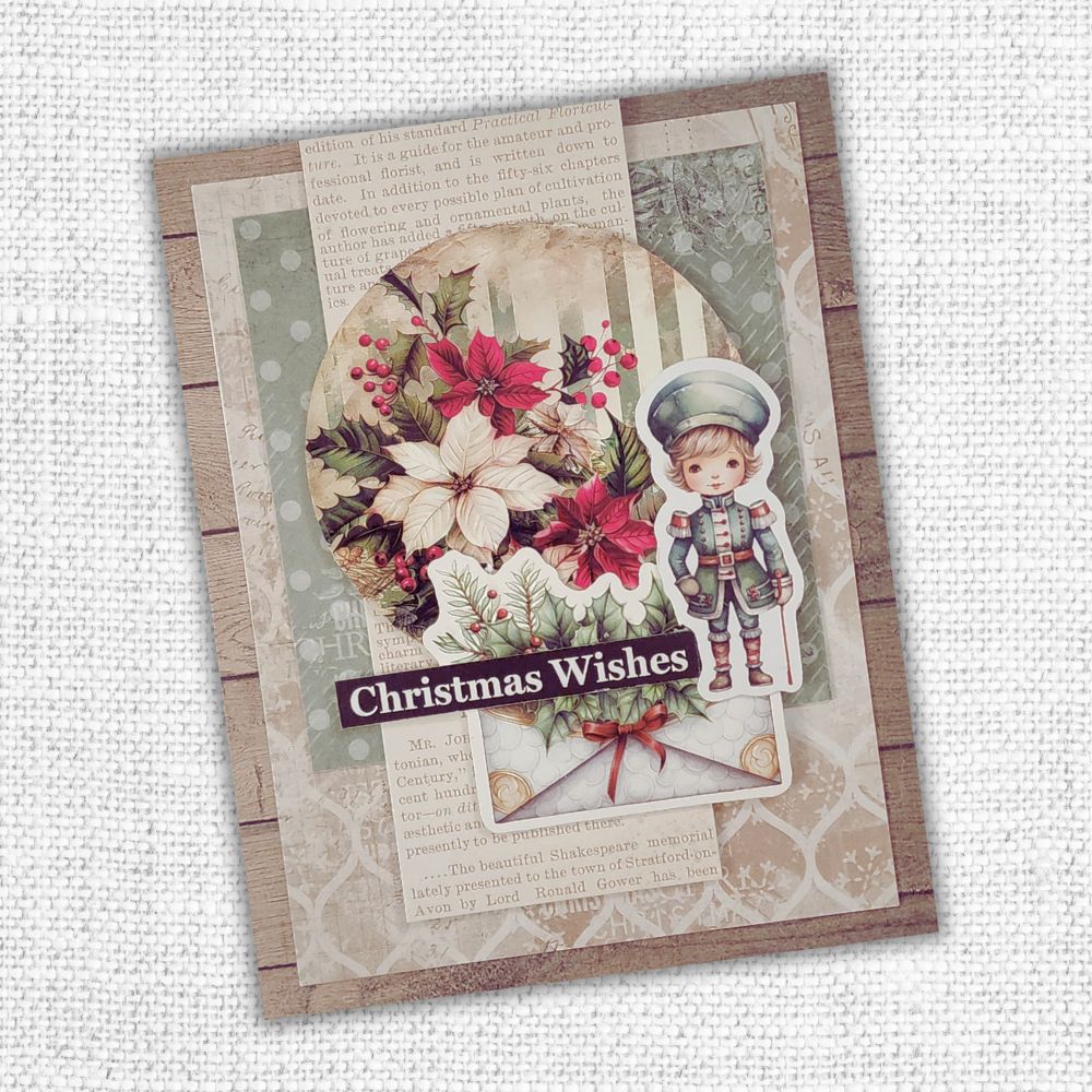 Christmas Holly Embossed Die Cuts 35163 - Paper Rose Studio