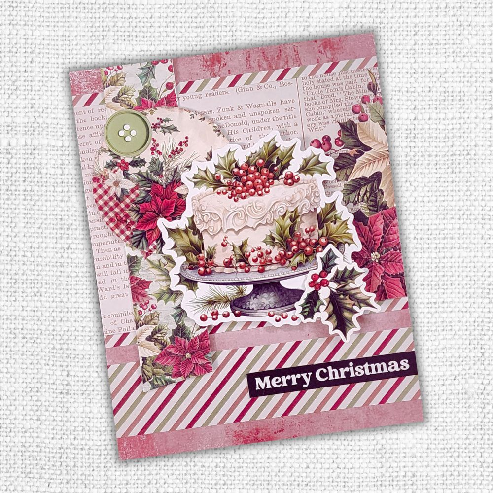 Christmas Holly Embossed Die Cuts 35163 - Paper Rose Studio