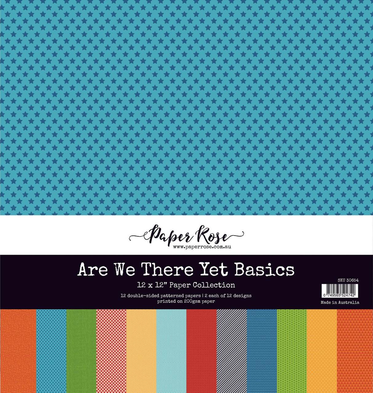 Are We There Yet Basics 12x12 Paper Collection 30654 - Paper Rose Studio