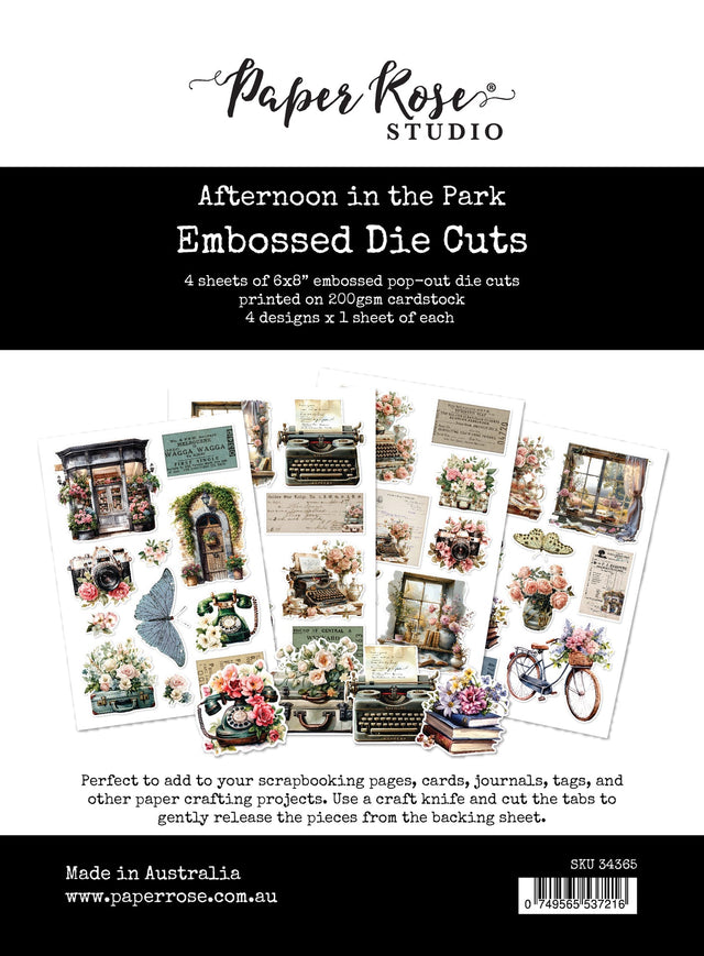 Afternoon in the Park Embossed Die Cuts 34365 - Paper Rose Studio
