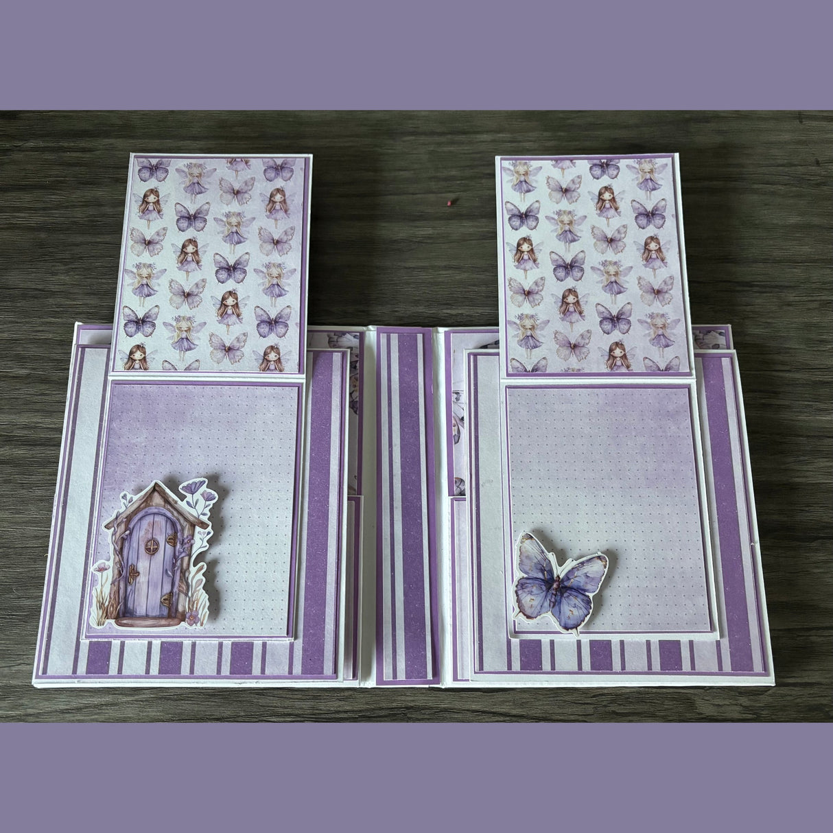 Lavender & Fairies Ephemera Embossed Die Cuts 33528 - Paper Rose Studio