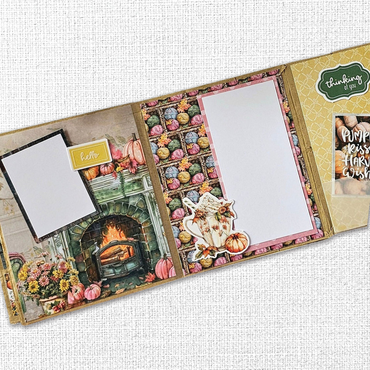 Cozy Fall 6x8" Die Cuts & Sentiments 32727 - Paper Rose Studio