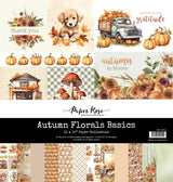 Autumn Florals Basics 12x12 Paper Collection 35451 - Paper Rose Studio