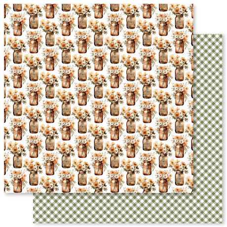 Autumn Florals E 12x12 Paper (12pc Bulk Pack) 32976 - Paper Rose Studio