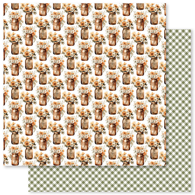 Autumn Florals E 12x12 Paper (12pc Bulk Pack) 32976 - Paper Rose Studio