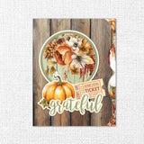 Autumn Florals 8.5" x 11" Mini Junk Journal Folio Kit 35481 - Paper Rose Studio