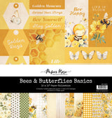 Bees & Butterflies Basics 12x12 Paper Collection 33561 - Paper Rose Studio