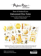 Bees & Butterflies Embossed Die Cuts 33585 - Paper Rose Studio