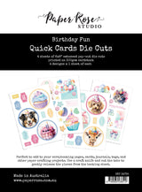 Birthday Fun 6x8" Quick Cards Die Cuts 34755 - Paper Rose Studio