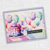 Papercuts Cardmaking Kit - Birthday Fun 34758 - Paper Rose Studio