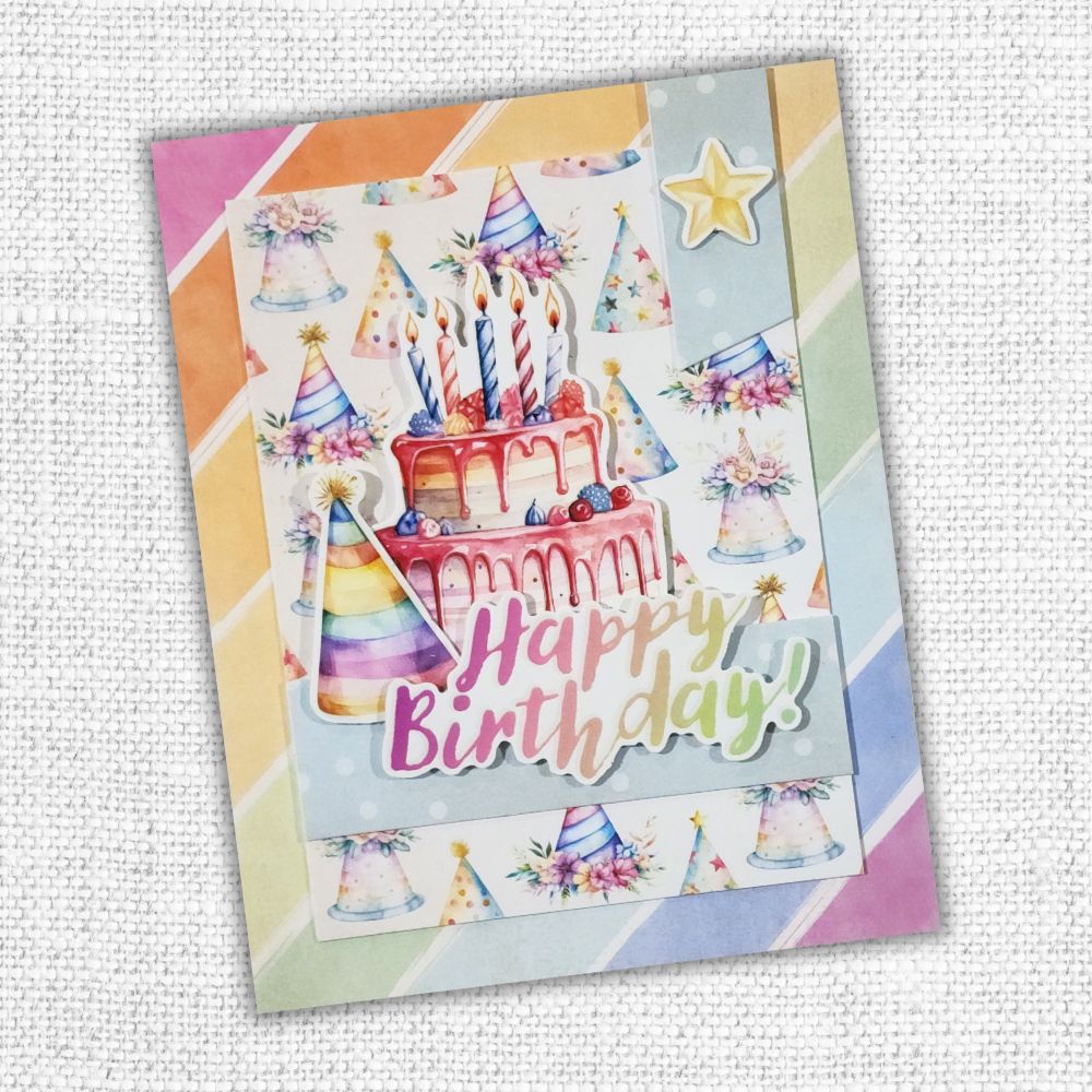 Papercuts Cardmaking Kit - Birthday Fun 34758 - Paper Rose Studio