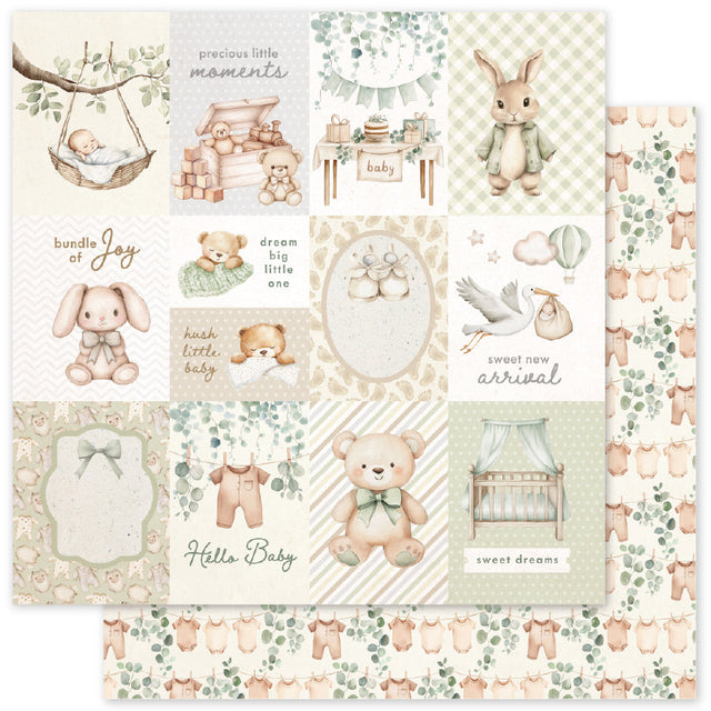 Boho Baby A 12x12 Paper (12pc Bulk Pack) 35074 - Paper Rose Studio