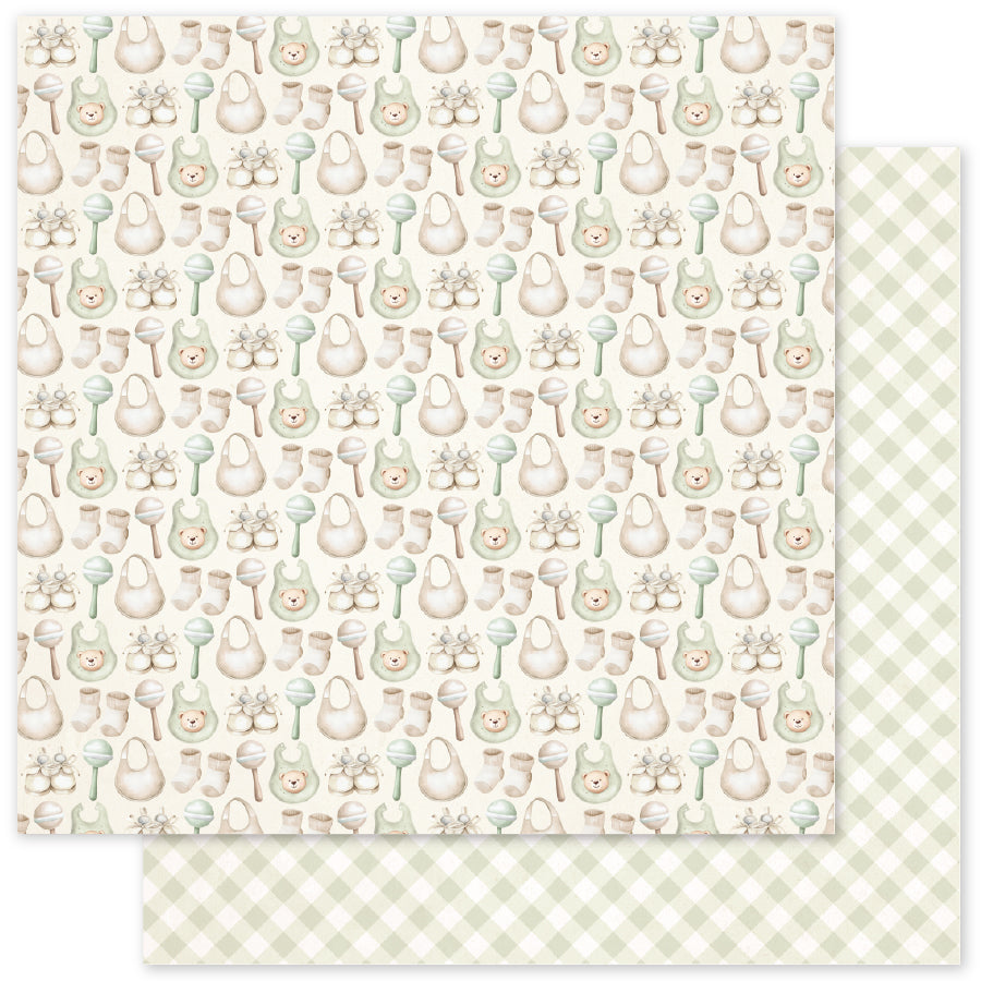 Boho Baby Basics E 12x12 Paper (12pc Bulk Pack) 35116 - Paper Rose Studio