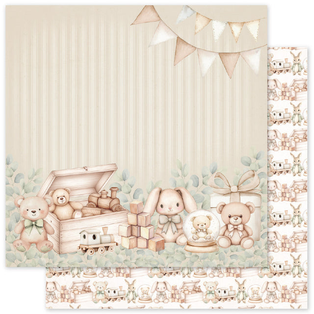 Boho Baby F 12x12 Paper (12pc Bulk Pack) 35089 - Paper Rose Studio