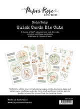 Boho Baby Quick Card Die Cuts 35128 - Paper Rose Studio