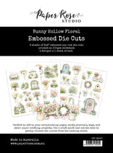 Bunny Hollow 6x8" Floral Embossed Die Cuts 36247 - Paper Rose Studio