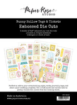 Bunny Hollow 6x8" Tags & Tickets Embossed Die Cuts 36235 - Paper Rose Studio