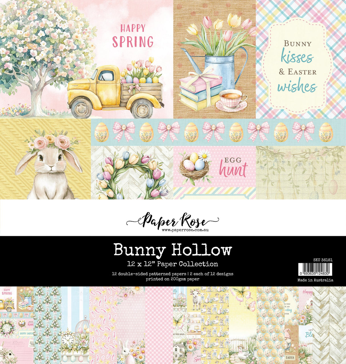 Bunny Hollow 12x12 Paper Collection 36181 - Paper Rose Studio