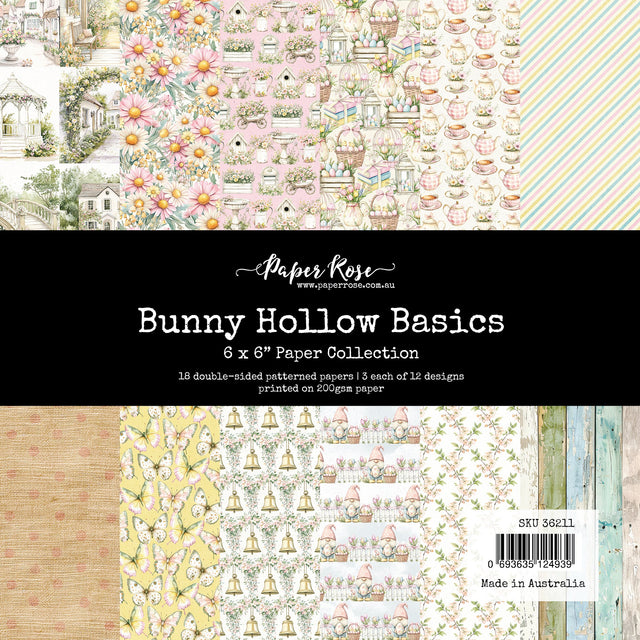 Bunny Hollow Basics 6x6 Paper Collection 36211 - Paper Rose Studio