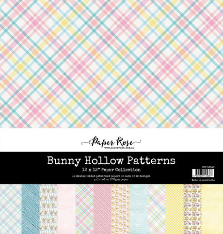 Bunny Hollow Patterns 12x12 Paper Collection 36346 - Paper Rose Studio