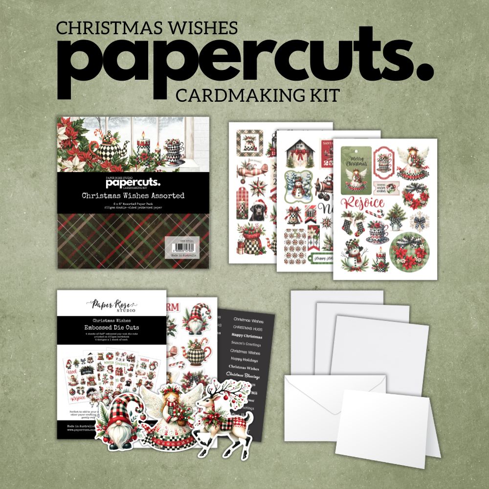 Christmas Wishes Papercuts Cardmaking Kit 37111