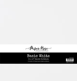 Basic White Smooth Cardstock A3  48 sheets - Paper Rose Studio