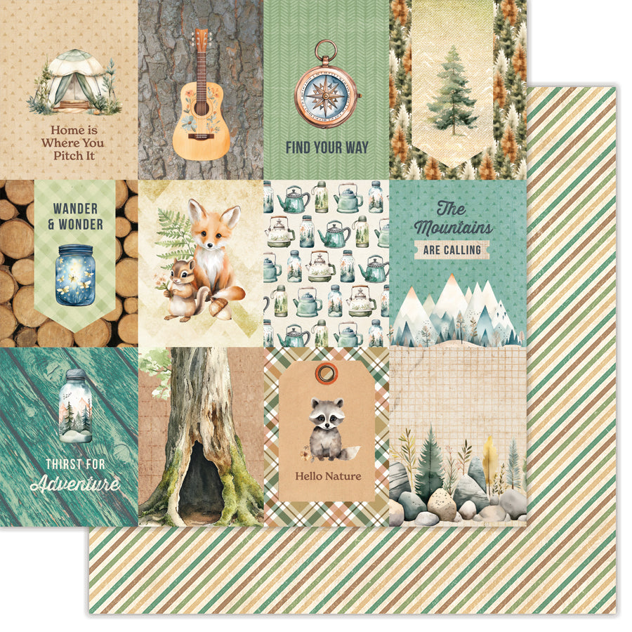 Campfire Tales E 12x12 Paper (12 pc Bulk Pack)  36748