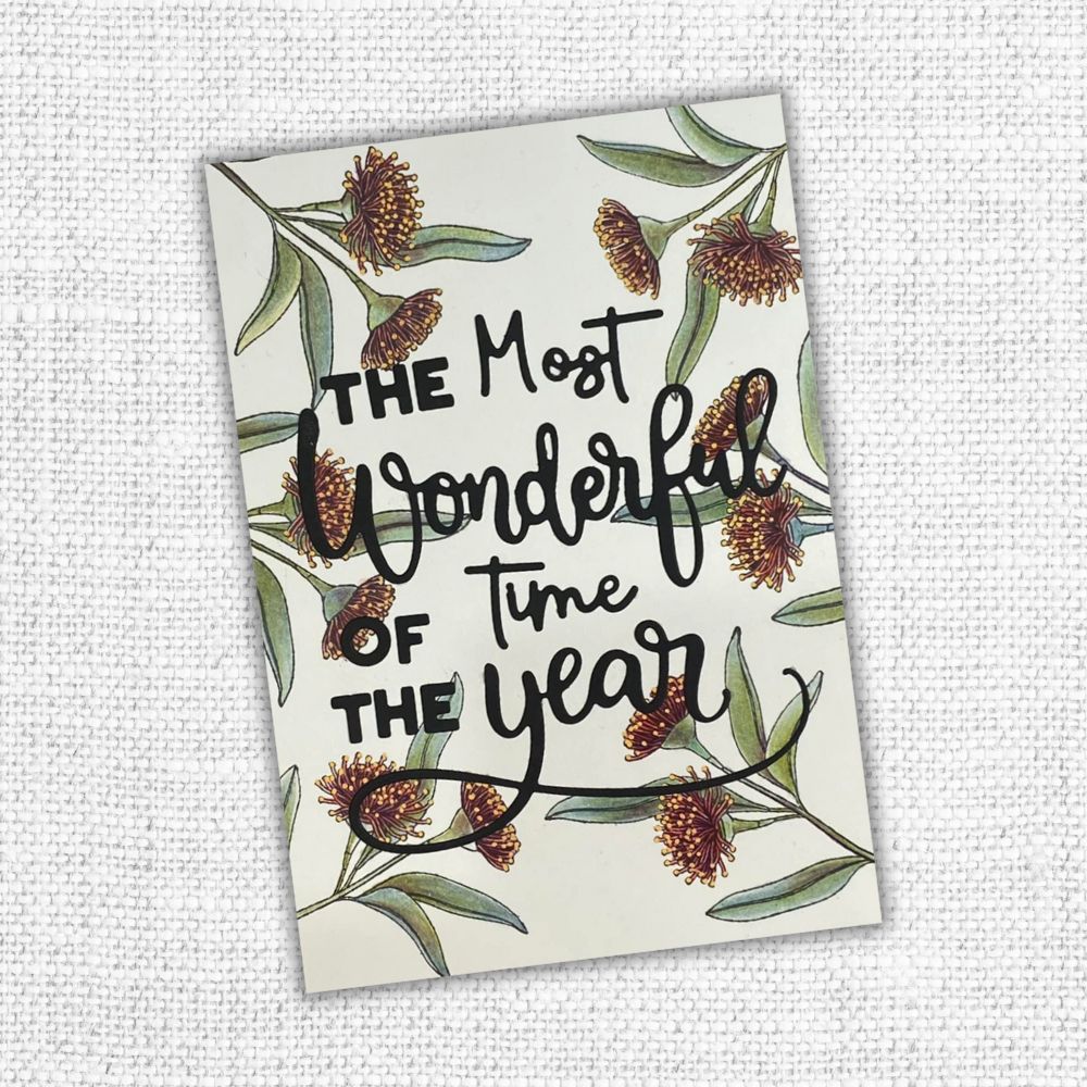 Wonderful Time Metal Cutting Die 22165 - Paper Rose Studio