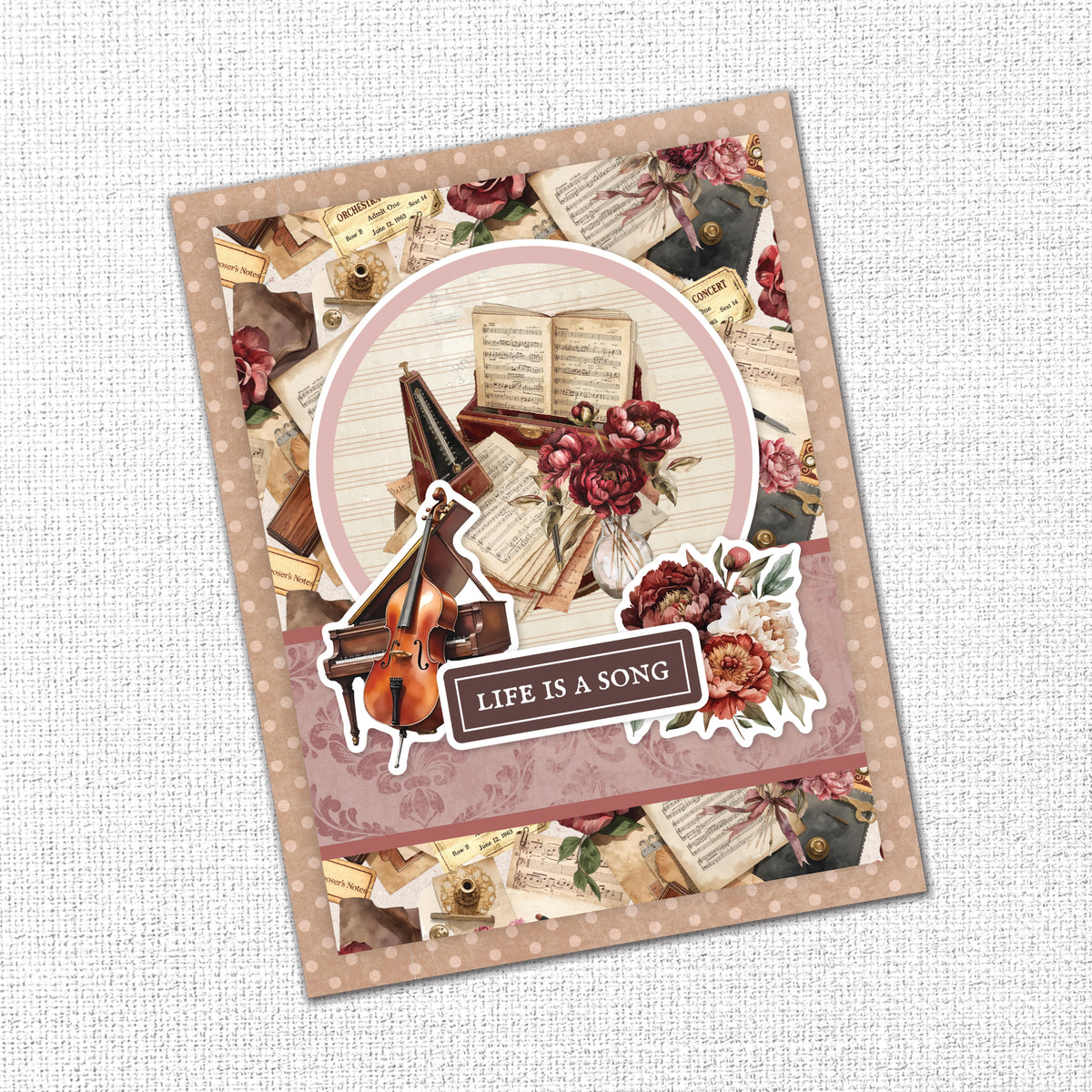 Melody & Memories 6 x 8" Layered Sentiments 37444