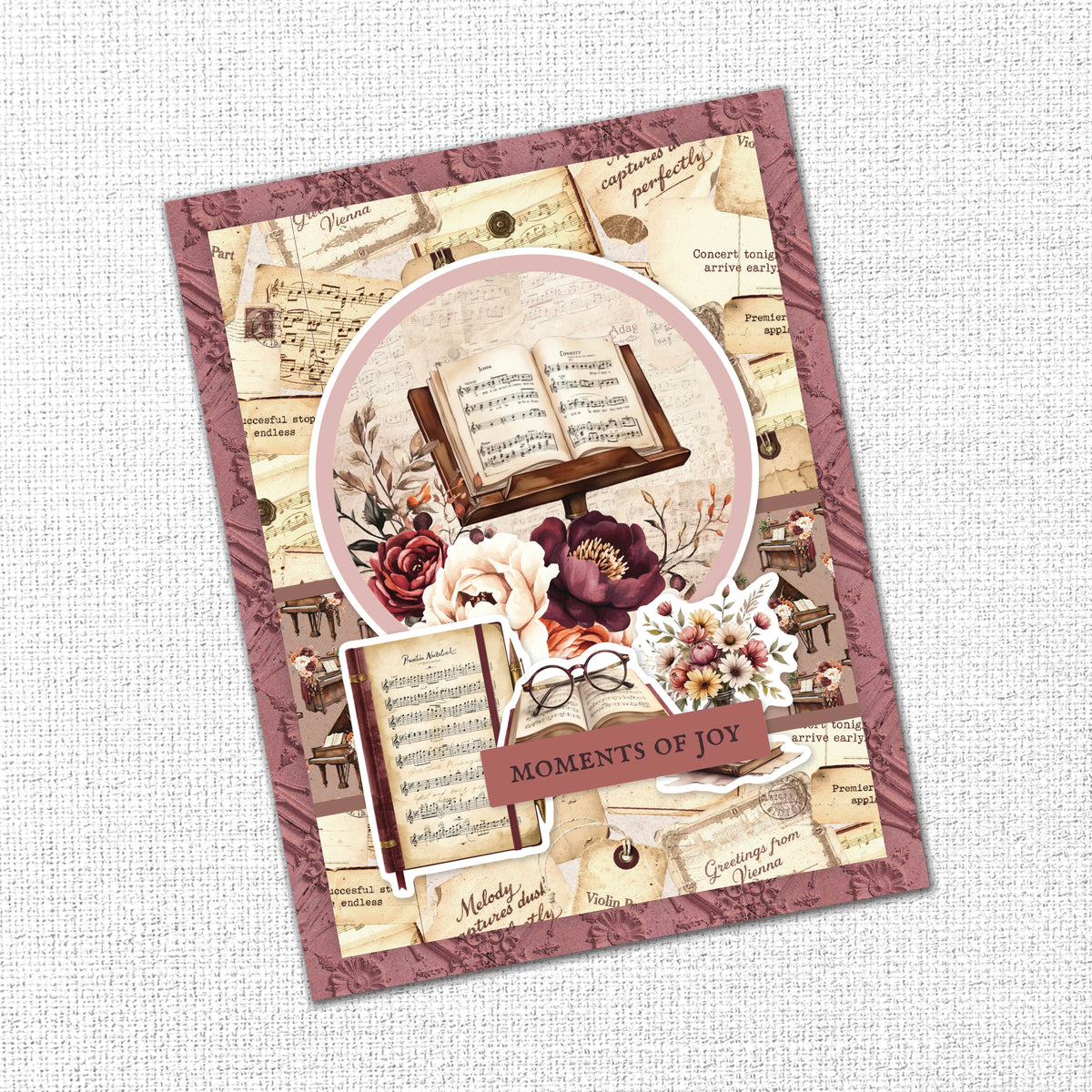 Melody & Memories 6 x 8" Layered Sentiments 37444