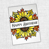 Sunflower Border Metal Cutting Die 26362 - Paper Rose Studio