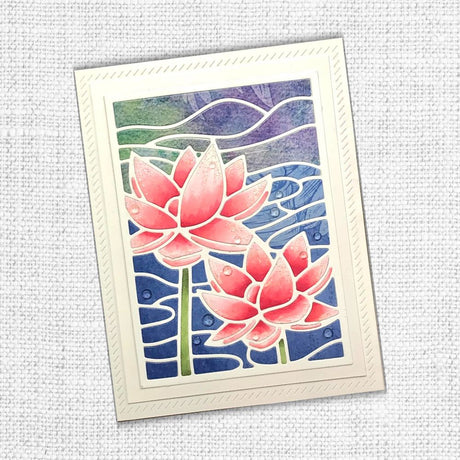 Mosaic Lotus Metal Cutting Die 28504 - Paper Rose Studio