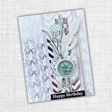 Happy Birthday A5 10pc Sentiment Sheets 30720 - Foil - Paper Rose Studio