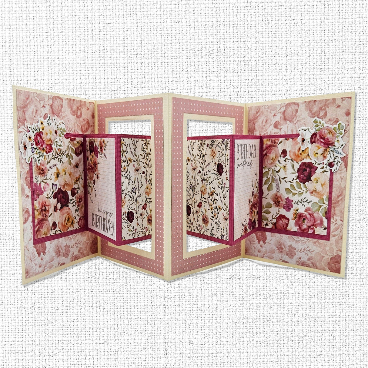 Vintage Rose Embossed Die Cuts 33645 - Paper Rose Studio