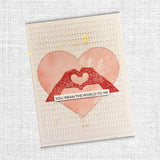 Love Heart Hands Metal Cutting Die 25612 - Paper Rose Studio